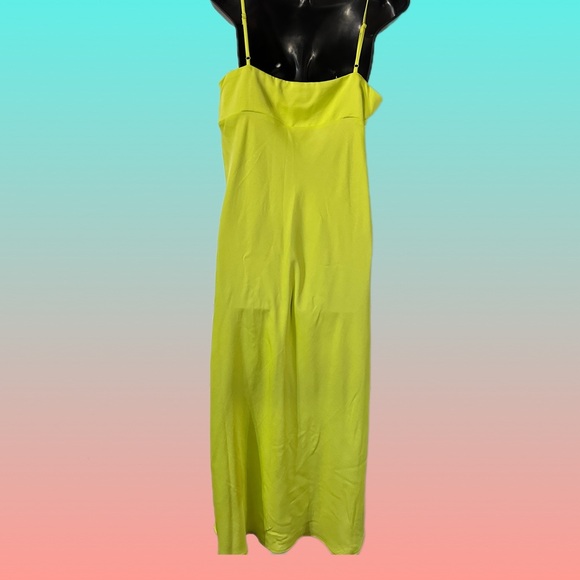 Target A NEW DAY Yellow Slip Dress Size medium - Picture 3 of 4